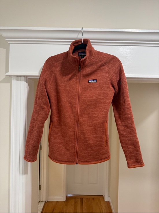 Patagonia Jackets & Blazers - Patagonia Women's Zip-Up Fleece Jacket in Rust Orange